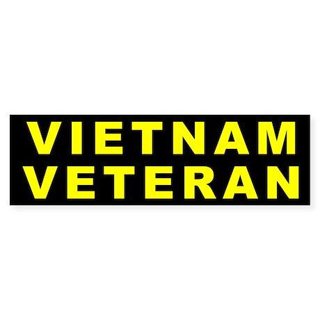 Vietnam Veteran Bumper Bumper Sticker by TheDesignWheel