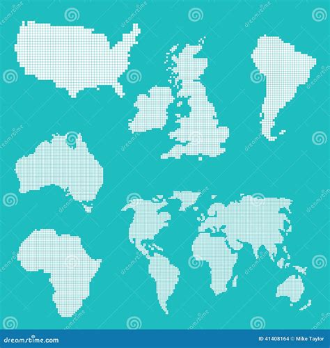 World Map Vector stock vector. Illustration of shape - 41408164