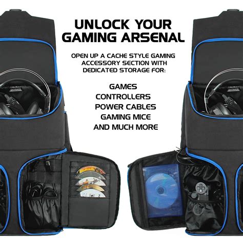 Enhance Universal Console Laptop Gaming Backpack for PS4