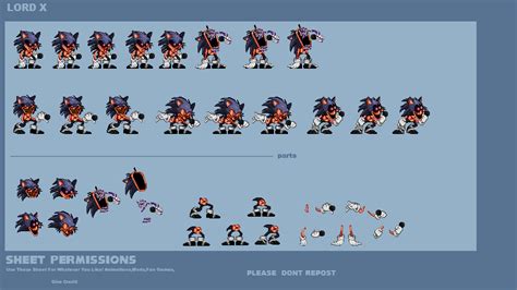 Friday Night Funkin' LORD X Sheet Sprite by TheSpeedHedgehog on DeviantArt