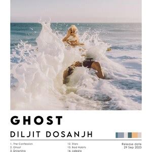 Diljit Dosanjh Ghost DIGITAL Album Poster Punjabi Song - Etsy