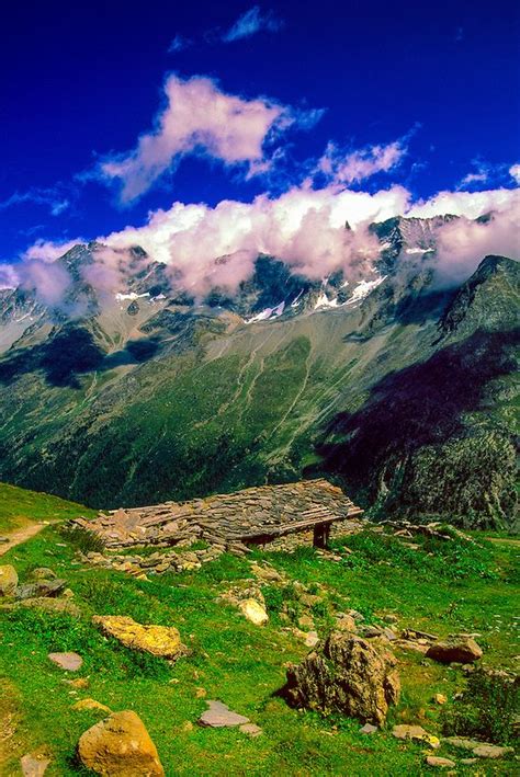 Along a hiking path on the Haute Route near the village of Arolla, Switzerland | Blaine ...