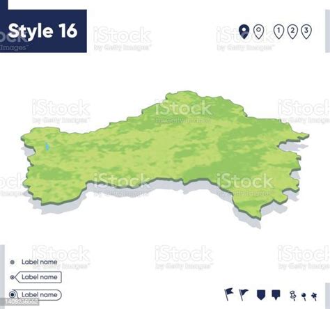 Bryansk Region Russia Map With Shaded Relief Land Cover Rivers ...