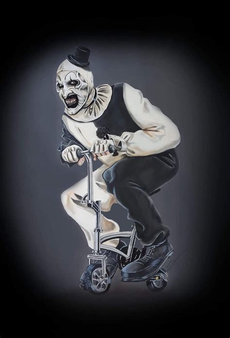 Awesome Art the Clown artwork by Steve McGinnis. 😱 | Horror movie scenes, Horror villains ...