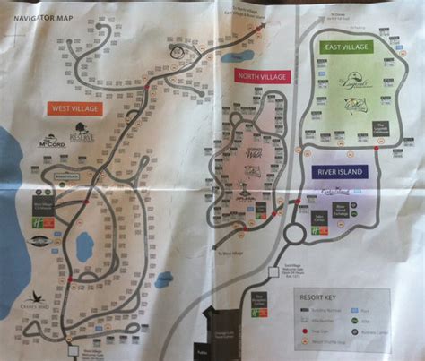 Holiday Inn Orange Lake Resort Map | Map Of The World