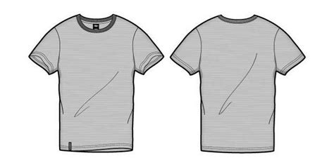 41 Blank T-Shirt Vector Templates Free To Download | T shirt design template, Shirt template ...