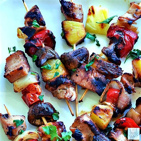 Grilled Honey Chicken Kabobs | Life Tastes Good