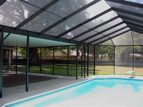 Pool Enclosures USA: Integrated Solid and Screen Roof Pool Enclosures