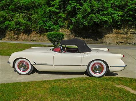 1953 Chevrolet Corvette Convertible 1953 Polo White Corvette Roadster ...