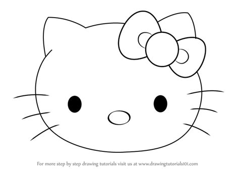 How To Draw Hello Kitty Face Step By Step Easy - Amanda Gregory's ...