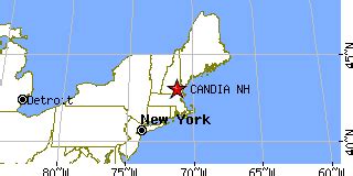 Candia, New Hampshire (NH) ~ population data, races, housing & economy