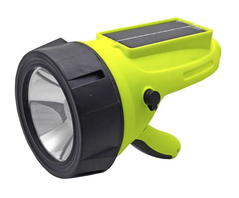 200 Lumen Hybrid Solar Power Waterproof Flashlight