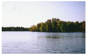 Mountain Bike at Fumee Lake, Iron Mountain Michigan