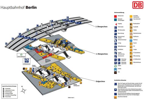 Berlin hbf map - Berlin hauptbahnhof map (Germany)