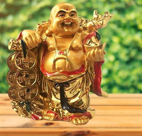 Buy Feng Shui Lucky Laughing Buddha Decorative Showpiece for Home ...