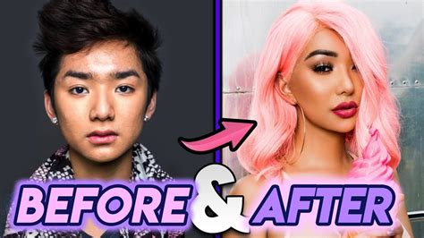 Nikita Dragun | Before and After Transformations | Trans YouTuber ...