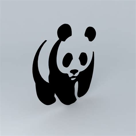 The World Wide Fund for Nature WWF Logo free 3D model | CGTrader