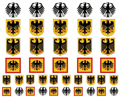 Buy Germany Coat of Arms Eagle Temporary Tattoos, German Party Favors ...