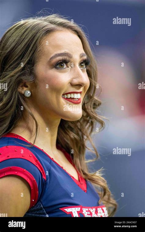 Houston Texans Cheerleader during the NFL Football Game between the Tennessee Titans and the ...