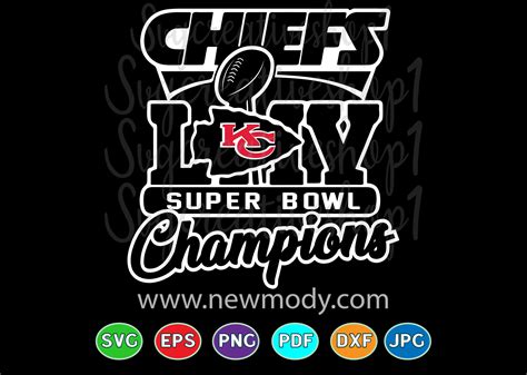 Super Bowl SVG - Chiefs Super Bowl 54 LIV Champions SVG By AmittaArt ...