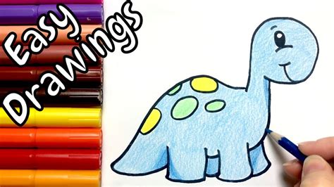 How To Draw Cute Dinosaurs - Trackreply4