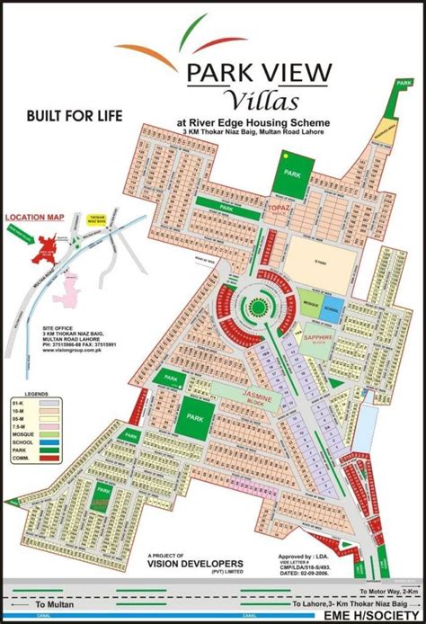 Park View City Islamabad Map (UPDATED) Project Details | NOC | location ...