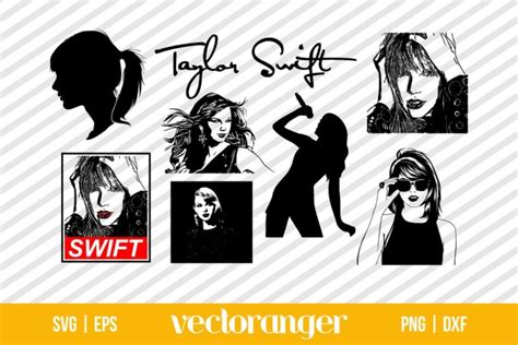 Taylor Swift Silhouette SVG Bundle | Vectoranger