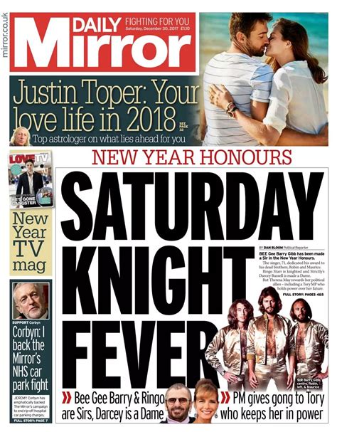 Daily Mirror front pages 2017 - #tomorrowspaperstoday - Mirror Online