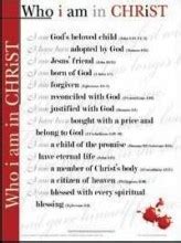 Who I Am In Christ wall chart - LAMINATED - 19 1/2 X 26