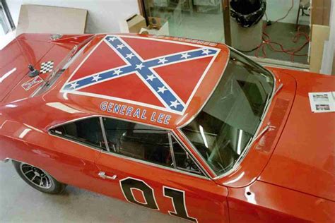 Confederate Flag Roof Decal for the General Lee - jakesgeneralstore.com