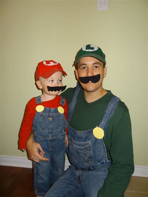 Mario and Luigi. Father and Son costume. 2 year old boy costume ...