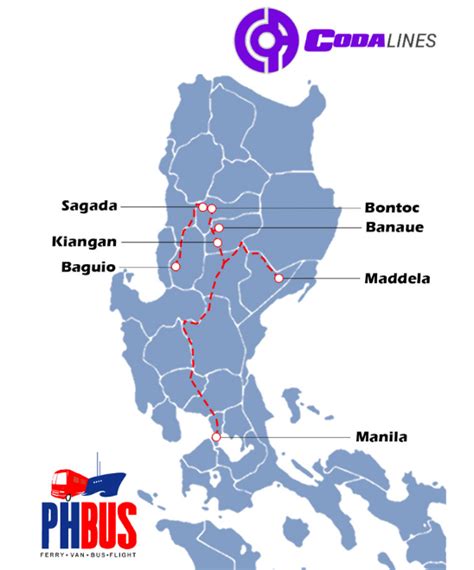 Coda Lines | Manila to Sagada Bus | Schedule and Booking