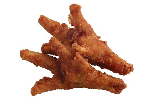 Fried chicken feet on a white background 17340948 Stock Photo at Vecteezy