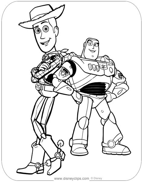 Coloring page of Woody and Buzz Lightyear #toystory | Toy story ...