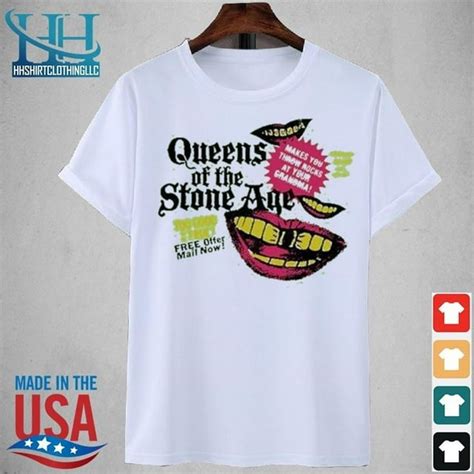 Awesome Queens Of The Stone Age Merch Lick Them Like Them 2024 Shirt - Walmart.com