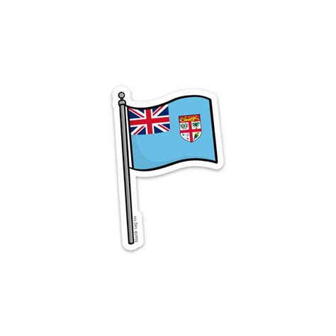 The Fiji Flag Sticker – Blank Tag Co.