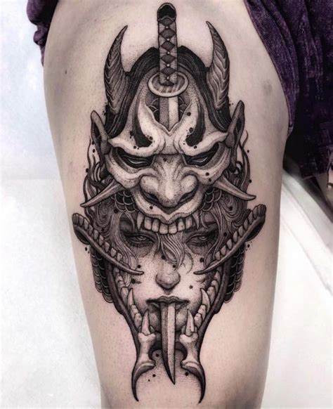 Oni Mask Tattoo: Unveiling the Mystique and Meaning | Art and Design