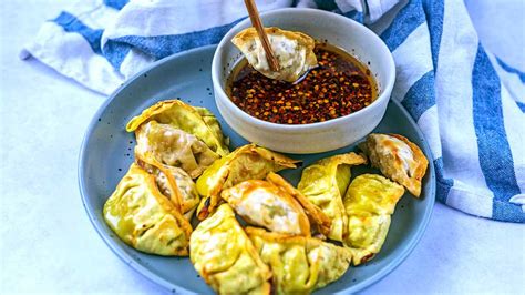 Air Fryer Gyoza - Hungry Healthy Happy