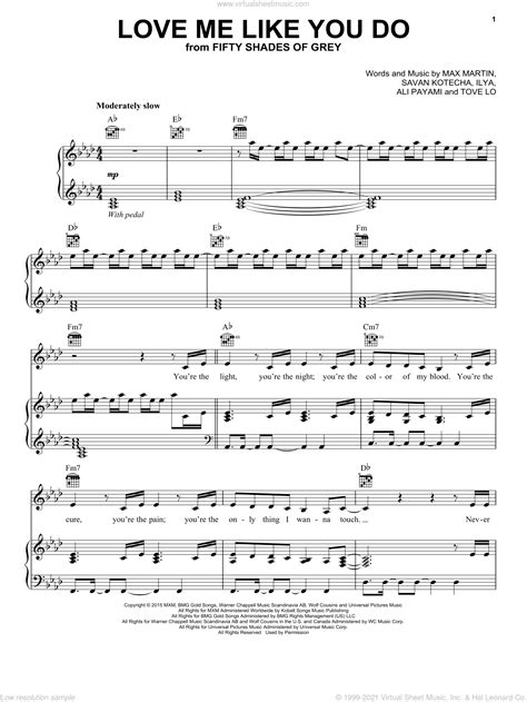 Love Me Like You Do Chords Piano - Smithcoreview