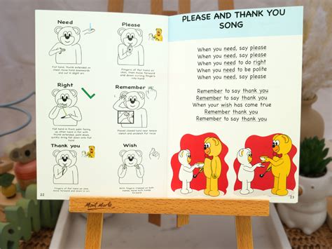 Children’s key word signing Songs & Signs Booklet – Everyday Signs – Sunshine Sign and Sing