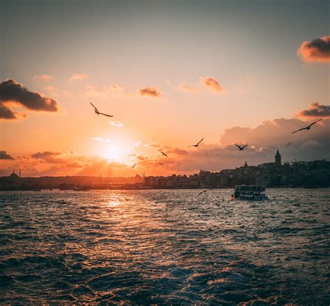 ITAP of a sunset over the Bosphorus, Istanbul : itookapicture