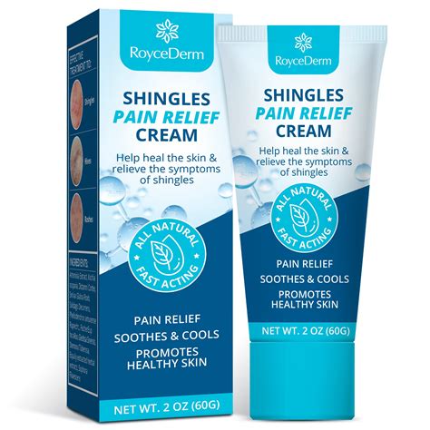 Buy Roycederm Shingles Pain Cream, Shingles , Anti Itch Cream Extra Strength, Shingles Itchy ...