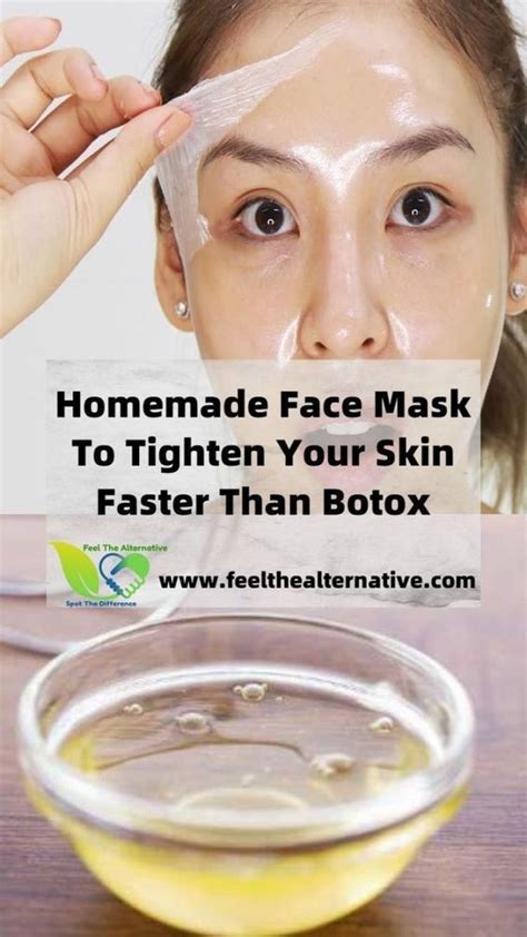 Homemade Face Mask To Tighten Your Skin Faster Than Botox in 2020 | Skin care wrinkles, Face ...