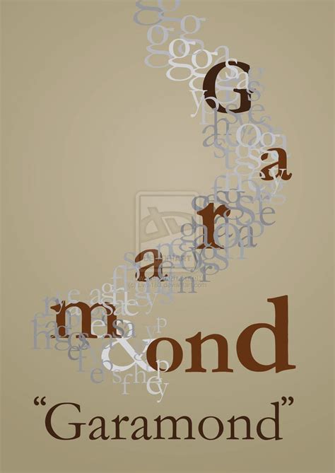 Garamond | Typography, Art, Poster