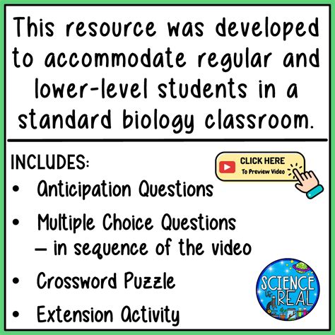 Photosynthesis Amoeba Sisters Video Handout - Science is Real Education