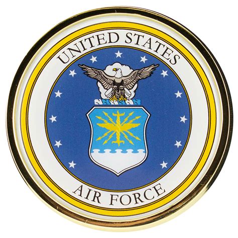 U.S. Air Force Crest Chrome Auto Emblem | USAMM