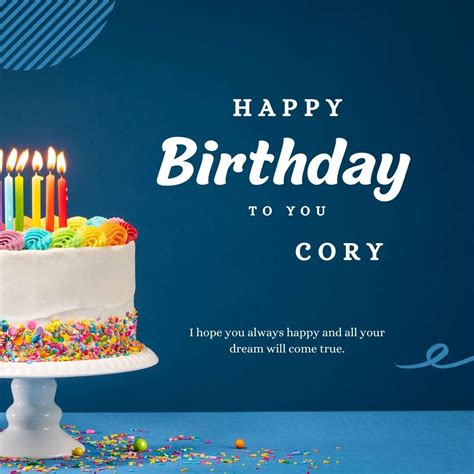 100+ HD Happy Birthday Cory Cake Images And Shayari