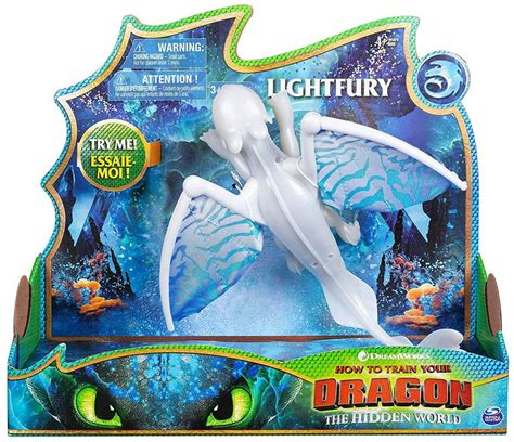 How to Train Your Dragon The Hidden World Lightfury Deluxe Action ...