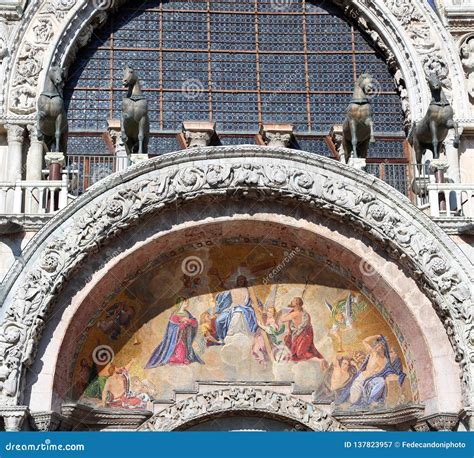 Mosaic of the Basilica of St. Mark in Venice Stock Image - Image of building, venezia: 137823957