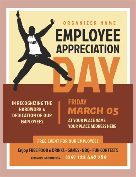 Employee Appreciation Flyer Template